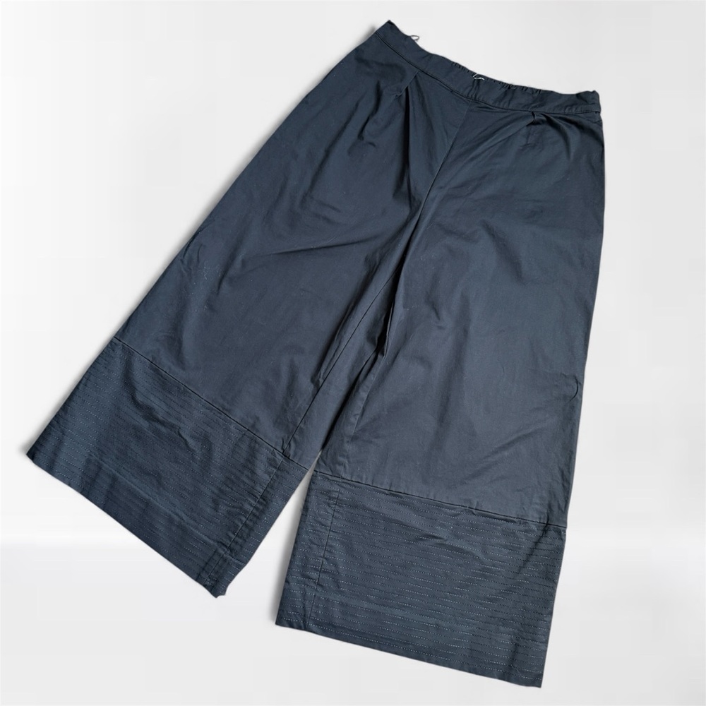 Mod Ref Black Wide Leg Culotte Pants